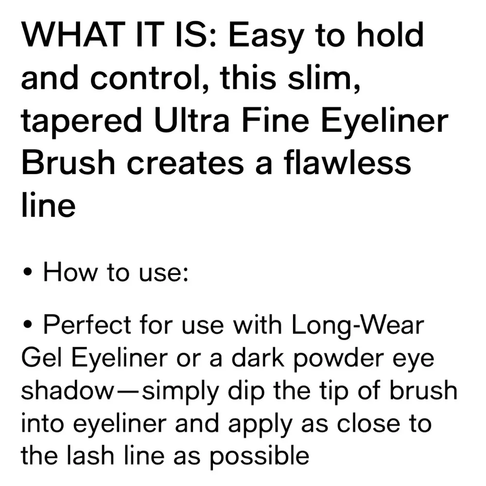 Bobbi Brown Ultra Fine Eyeliner Brush